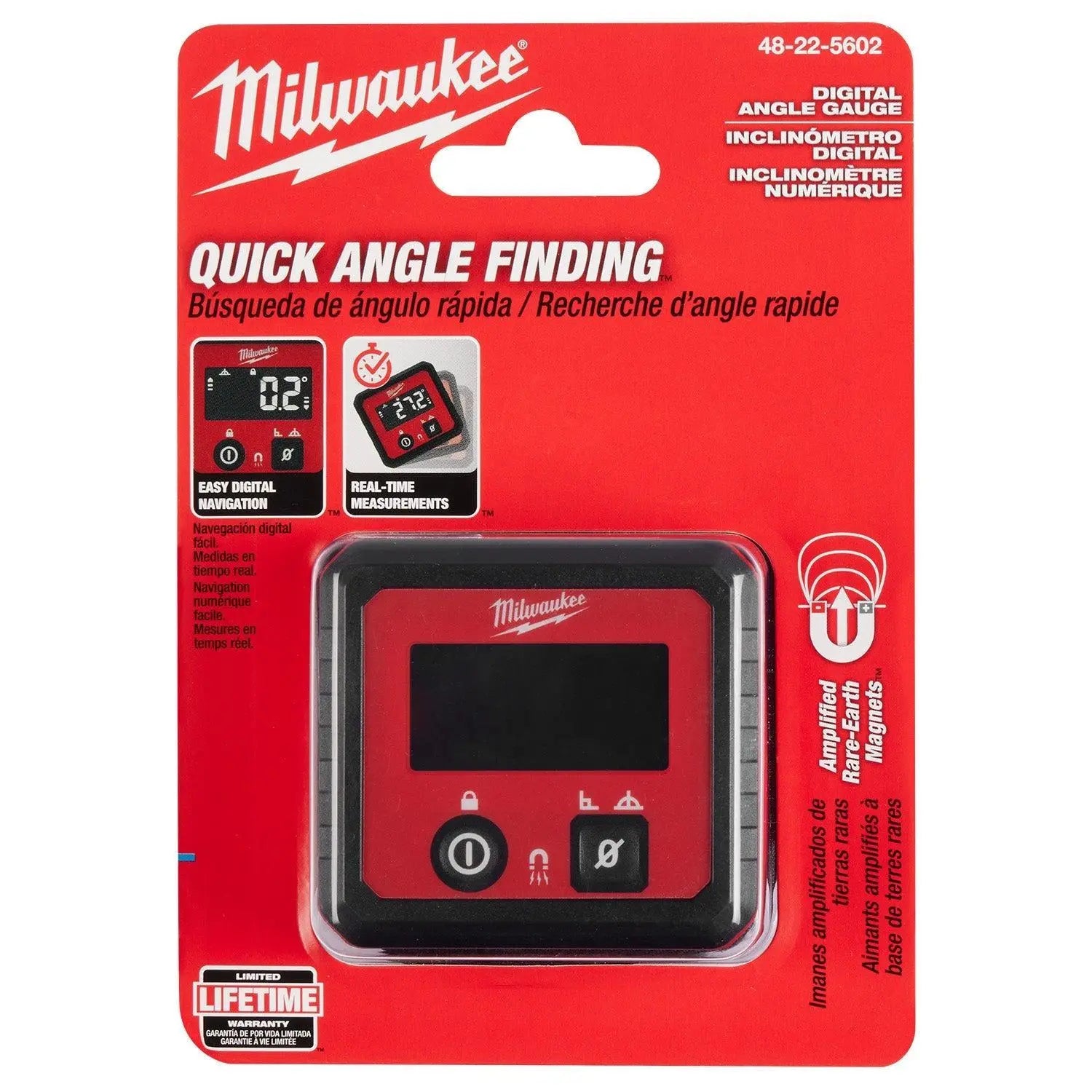 Milwaukee 48-22-5602 - Digital Angle Gauge - Wise Line Tools