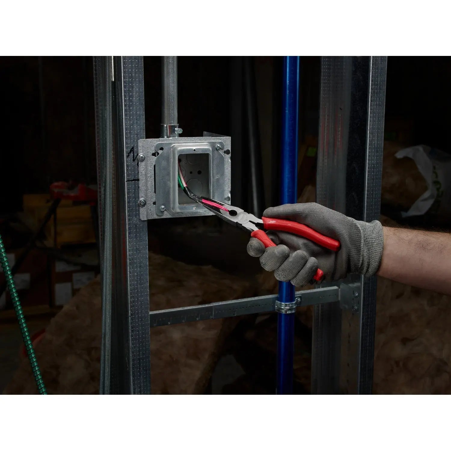 Milwaukee 48-22-6101 - 8 in. Long Nose Pliers - Wise Line Tools