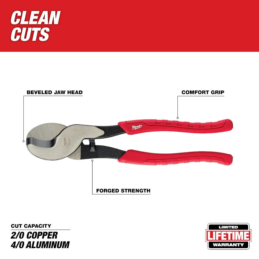Milwaukee 48-22-6104 - Cable Cutting Pliers - Wise Line Tools