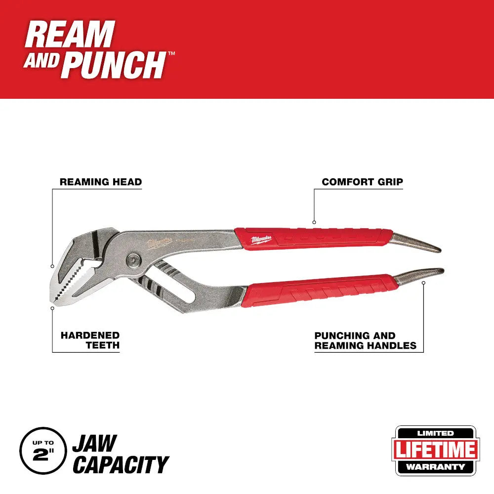 Milwaukee 48-22-6310 - 10 in. Straight-Jaw Pliers - Wise Line Tools
