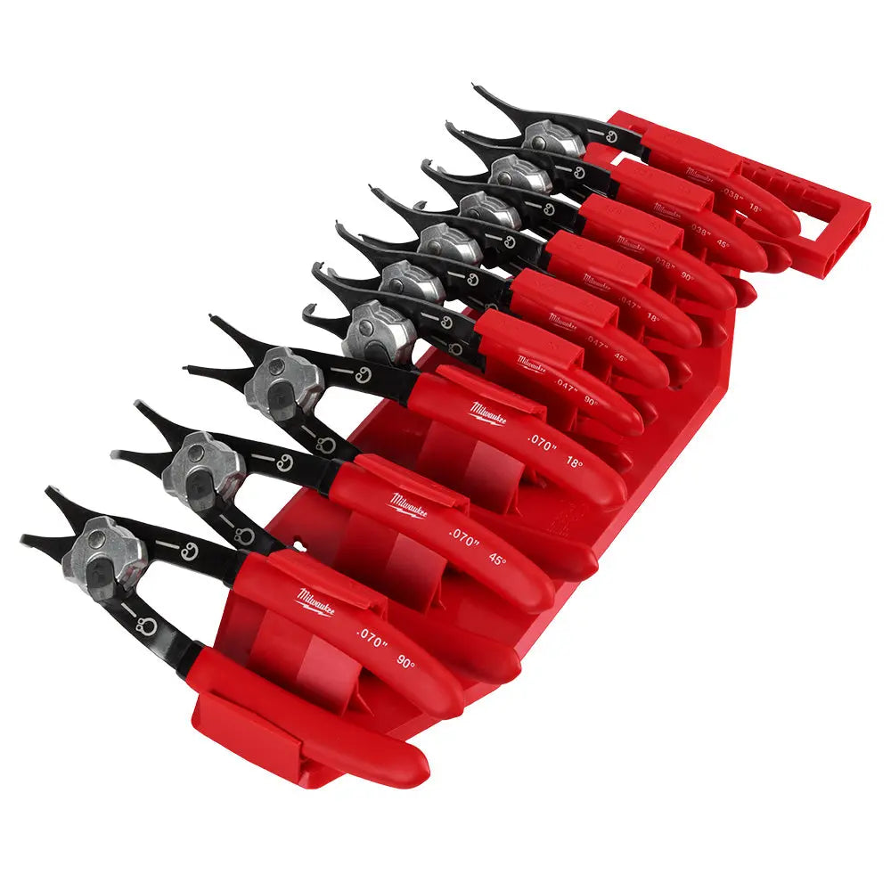 Milwaukee 48-22-6539 - 9PC Snap Ring Pliers Set - Wise Line Tools