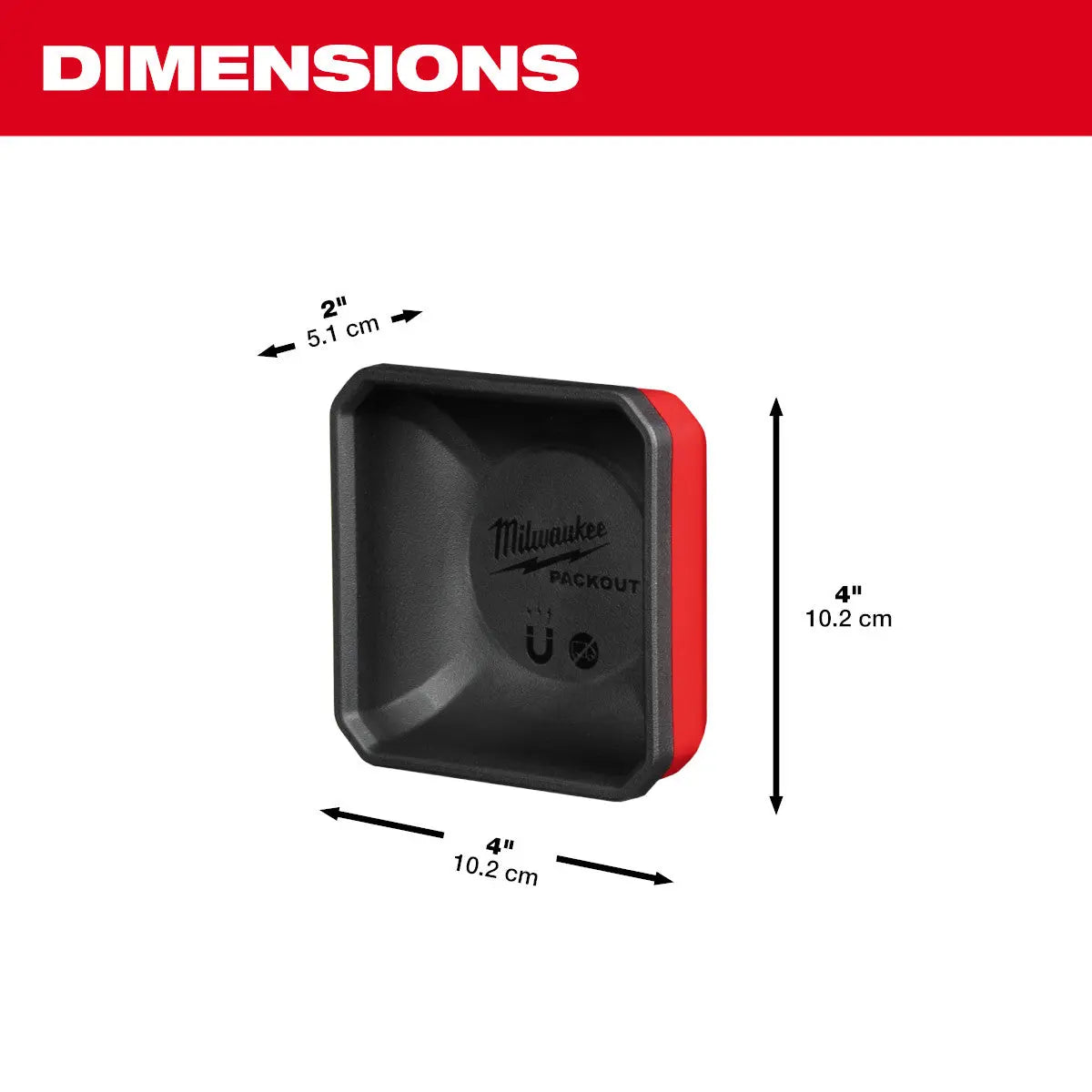 Milwaukee 48-22-8070 - PACKOUT™ Magnetic Bin - Wise Line Tools