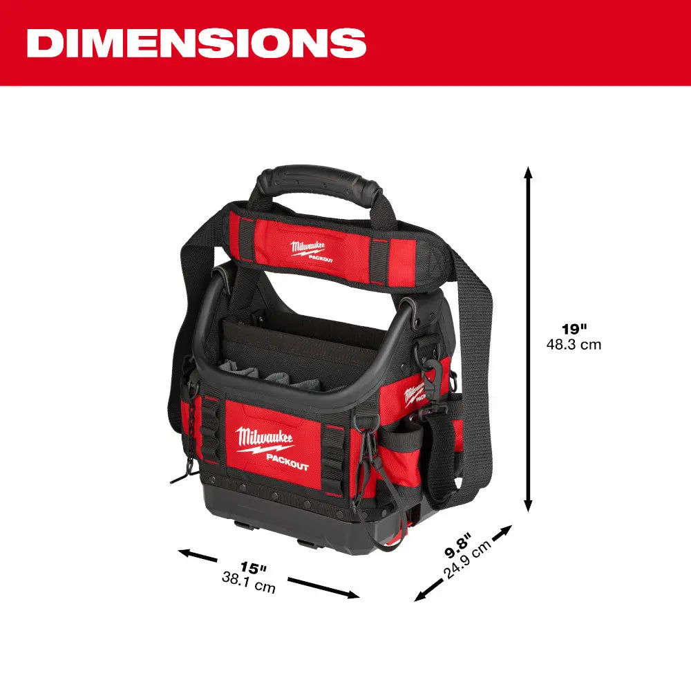 Milwaukee 48-22-8311 - PACKOUT™ 10" Structured Tote - Wise Line Tools