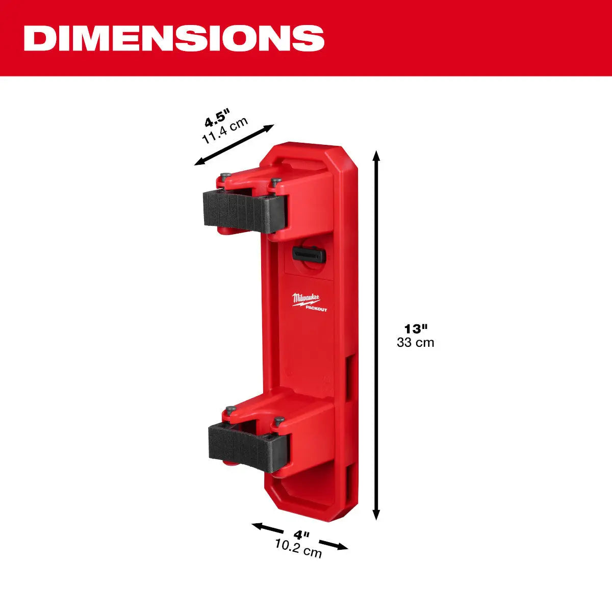 Milwaukee 48-22-8348 - PACKOUT™ Long Handle Tool Holder - Wise Line Tools
