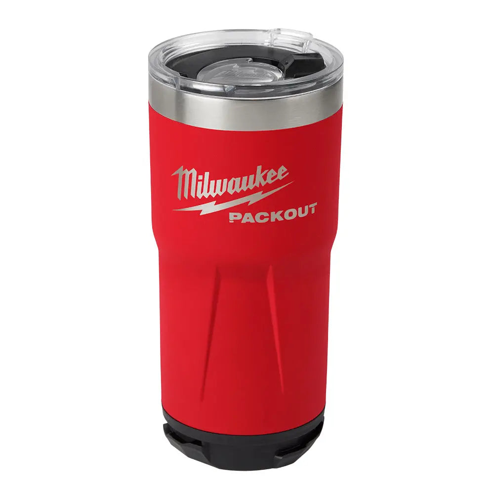 Milwaukee 48-22-8392B - PACKOUT™ 20oz Tumbler - Black - Wise Line Tools