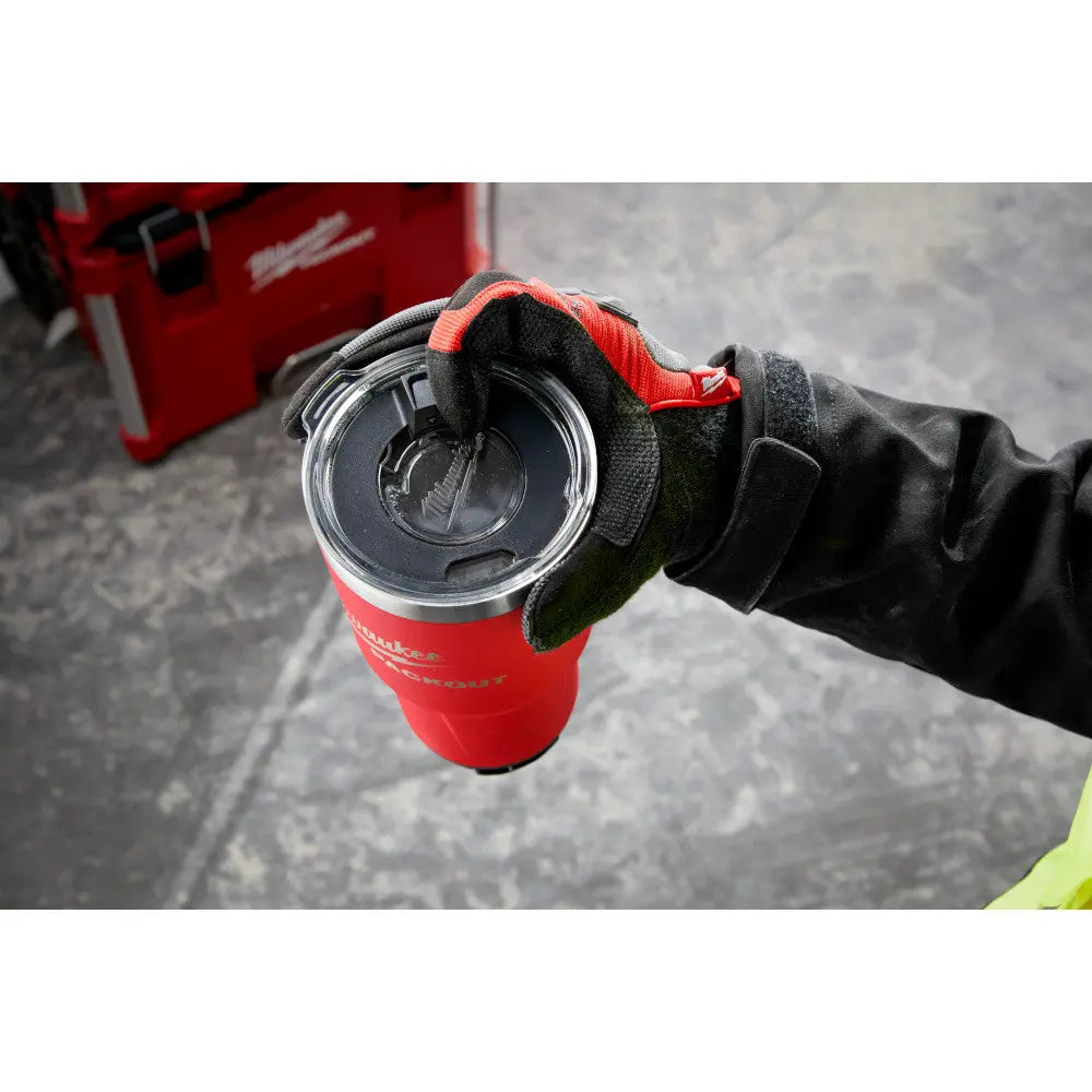 Milwaukee 48-22-8393B - PACKOUT™ 30oz Tumbler - Black - Wise Line Tools