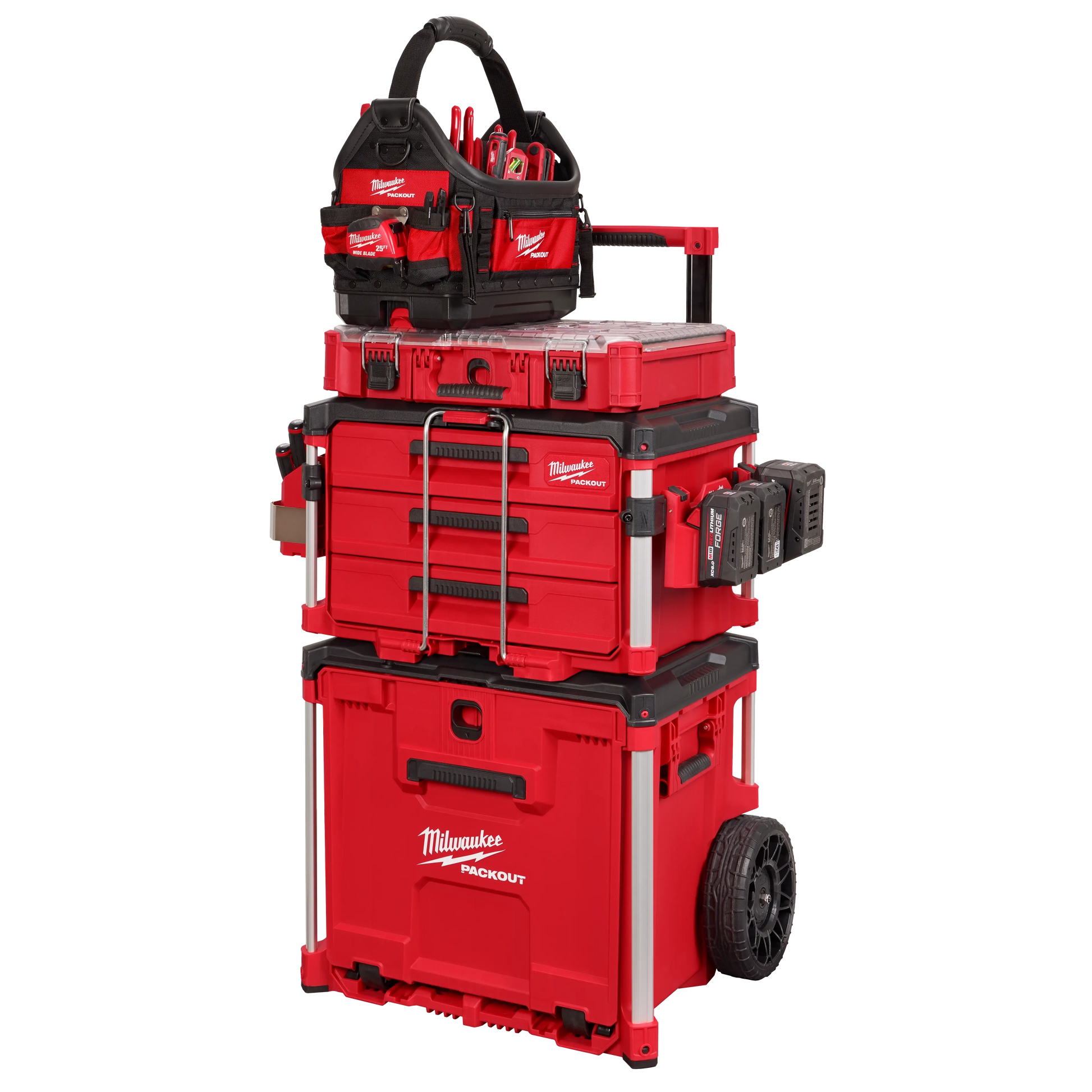 Milwaukee - 48-22-8420 - PACKOUT™ Rolling Drawer Tool Box MILWAUKEE