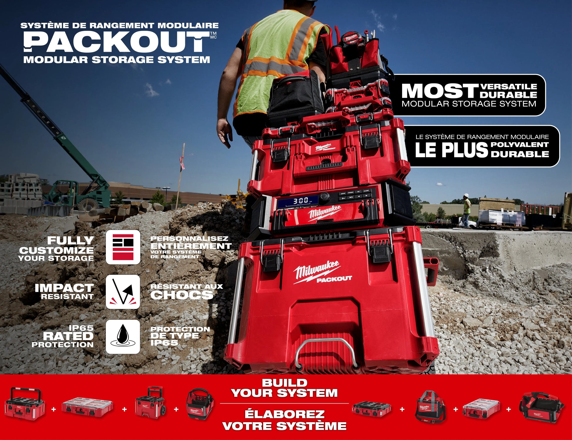 Milwaukee 48-22-8420- PACKOUT™ Rolling Drawer Tool Box MILWAUKEE