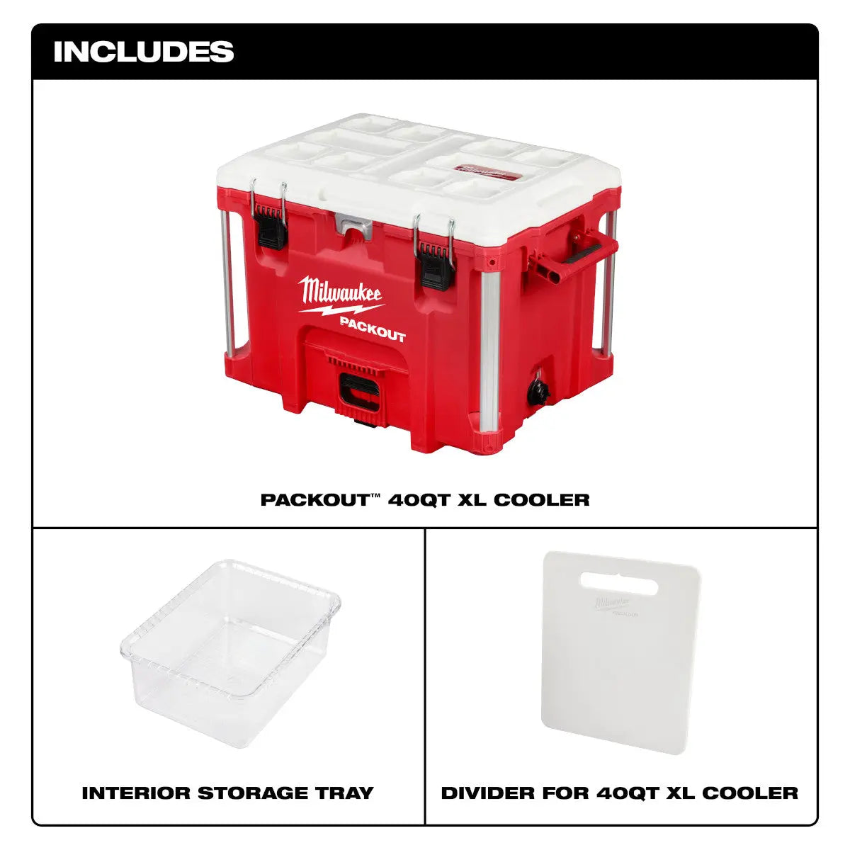 Milwaukee 48-22-8462 - PACKOUT™ 40QT XL Cooler - Wise Line Tools