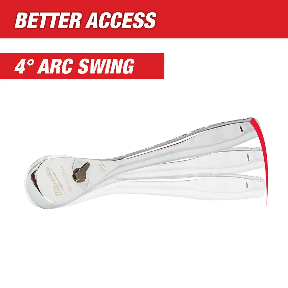 Milwaukee 48-22-9008 - 3/8 in. Drive 56 pc. Ratchet & Socket Set - SAE & Metric - Wise Line Tools