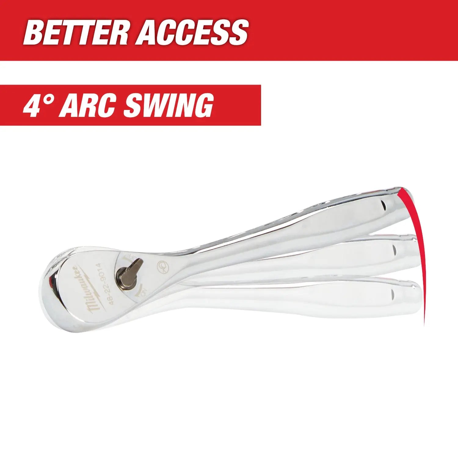 Milwaukee 48-22-9014 - 1/4 in. Drive Ratchet - Wise Line Tools