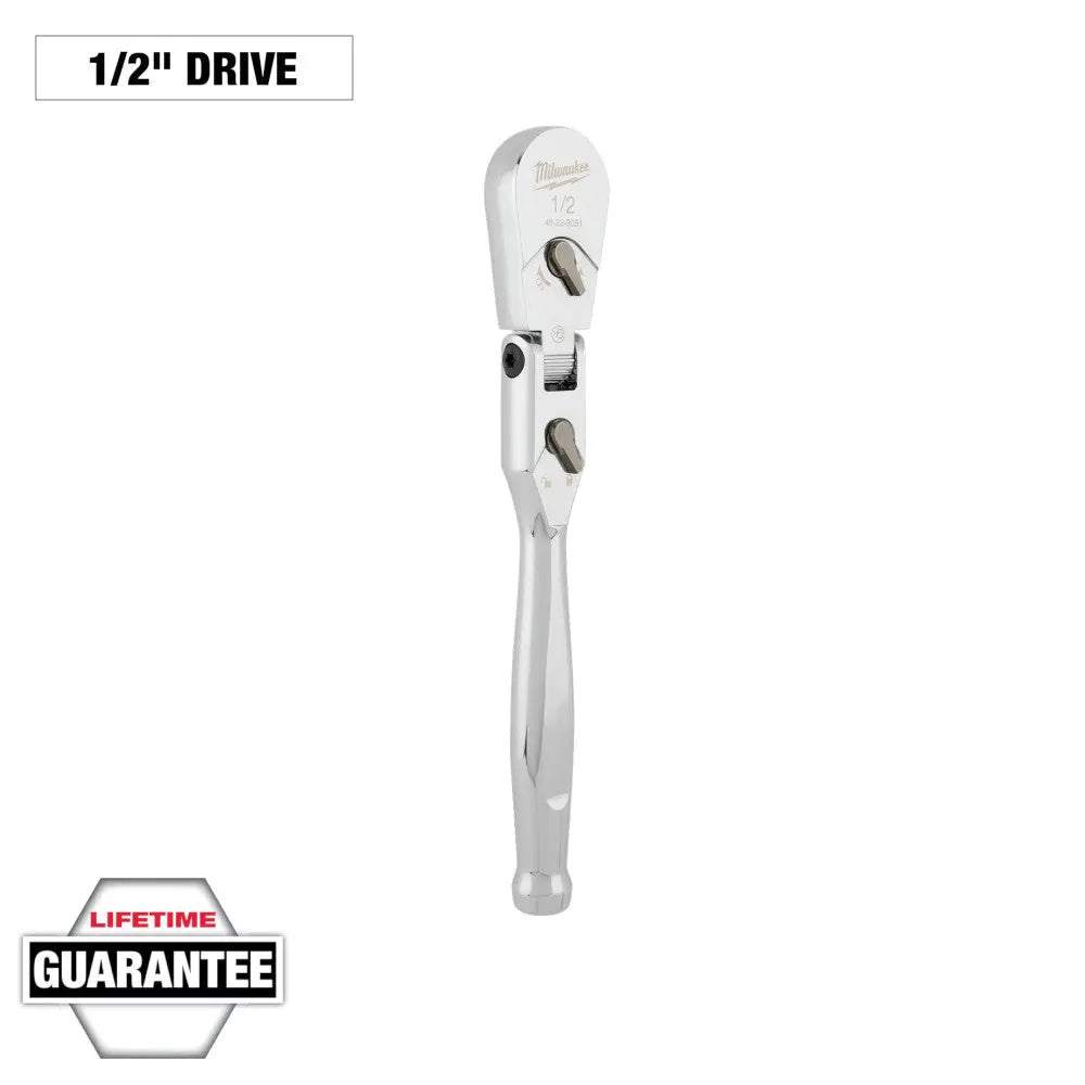 Milwaukee 48-22-9051 - 1/2" Drive 11" Flex Head Ratchet - Wise Line Tools