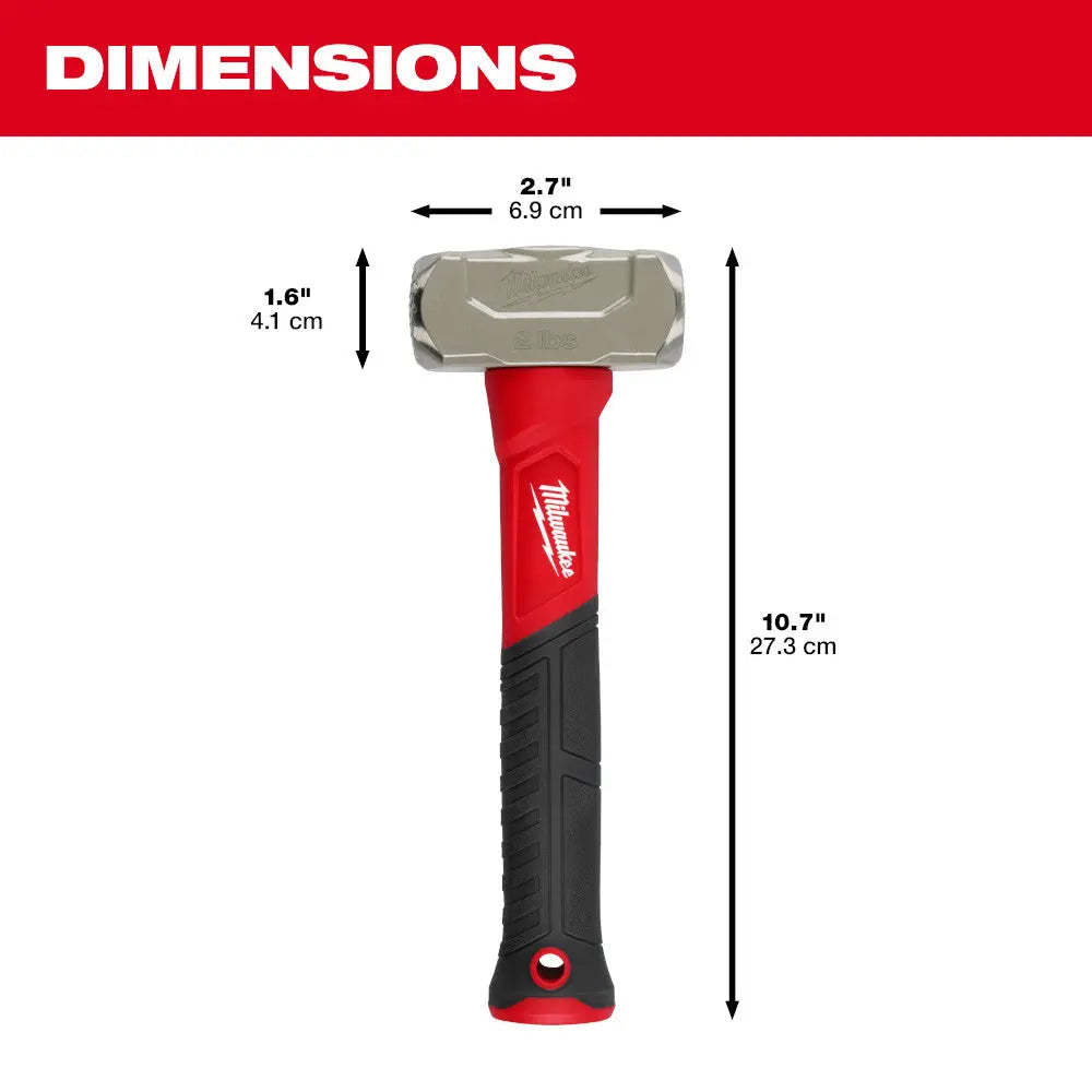 Milwaukee 48-22-9311 - 2lb Fiberglass Drilling Hammer - Wise Line Tools