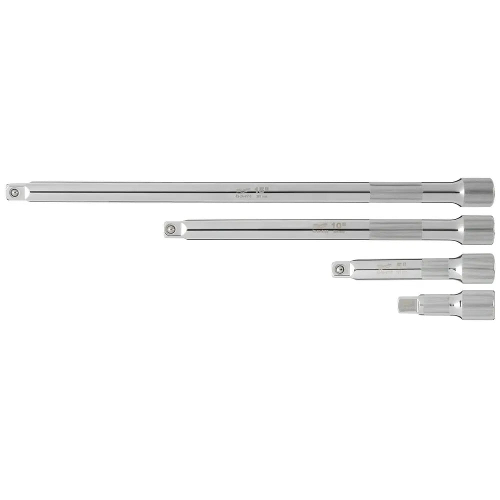 Milwaukee 48-22-9342 - 4pc 1/2” Drive Extension Set - Wise Line Tools