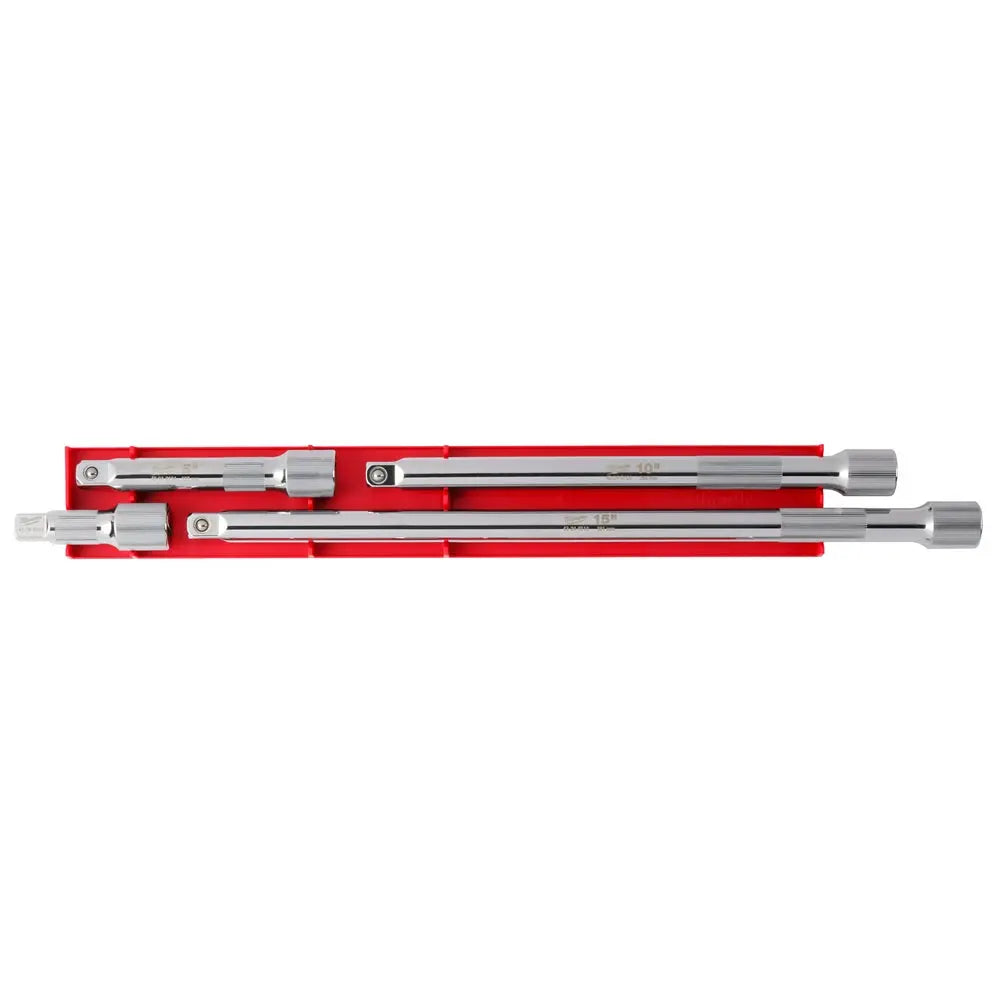 Milwaukee 48-22-9342 - 4pc 1/2” Drive Extension Set - Wise Line Tools