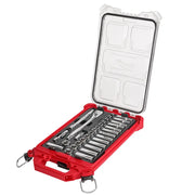 Milwaukee 48-22-9482 - 3/8 in. 32 Pc. Ratchet and Socket Set in PACKOUT™ - Metric - Wise Line Tools