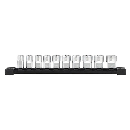 Milwaukee 48-22-9503 - 10pc 3/8 in. Metric Sockets with FOUR FLAT™ Sides - Wise Line Tools