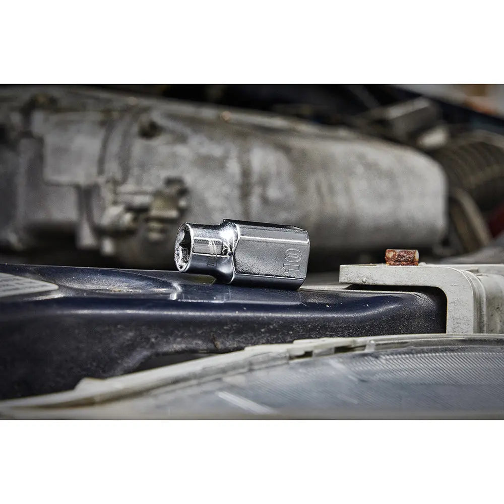 Milwaukee 48-22-9503 - 10pc 3/8 in. Metric Sockets with FOUR FLAT™ Sides - Wise Line Tools