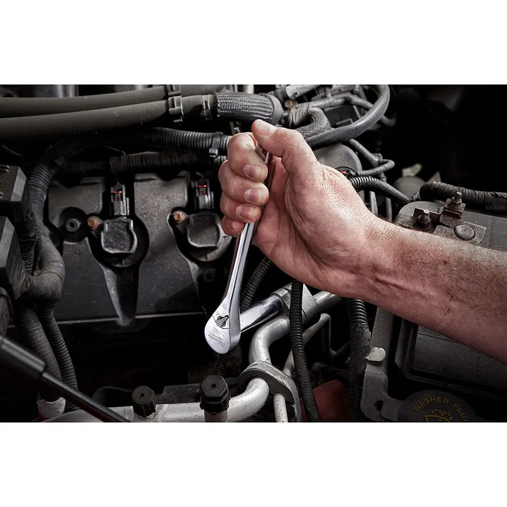 Milwaukee 48-22-9508 - 3/8 in. Drive 32 pc. Ratchet & Socket Set - Metric - Wise Line Tools