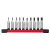Milwaukee 48-22-9540 - 10-teiliger 1/4-Zoll-Sechskant-Bit-Steckschlüsselsatz - SAE