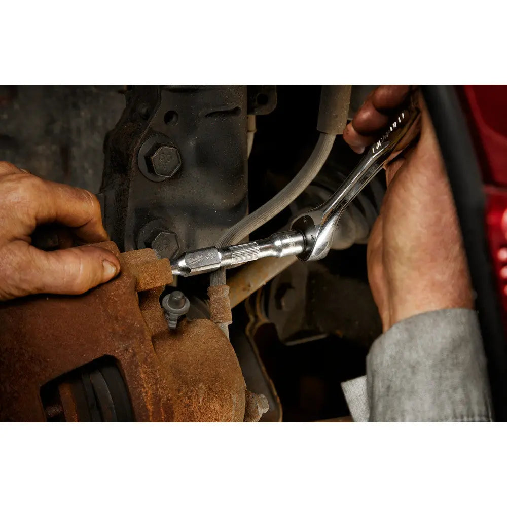 Milwaukee 48-22-9540 - 10pc 1/4" Drive Hex Bit Socket Set - SAE - Wise Line Tools