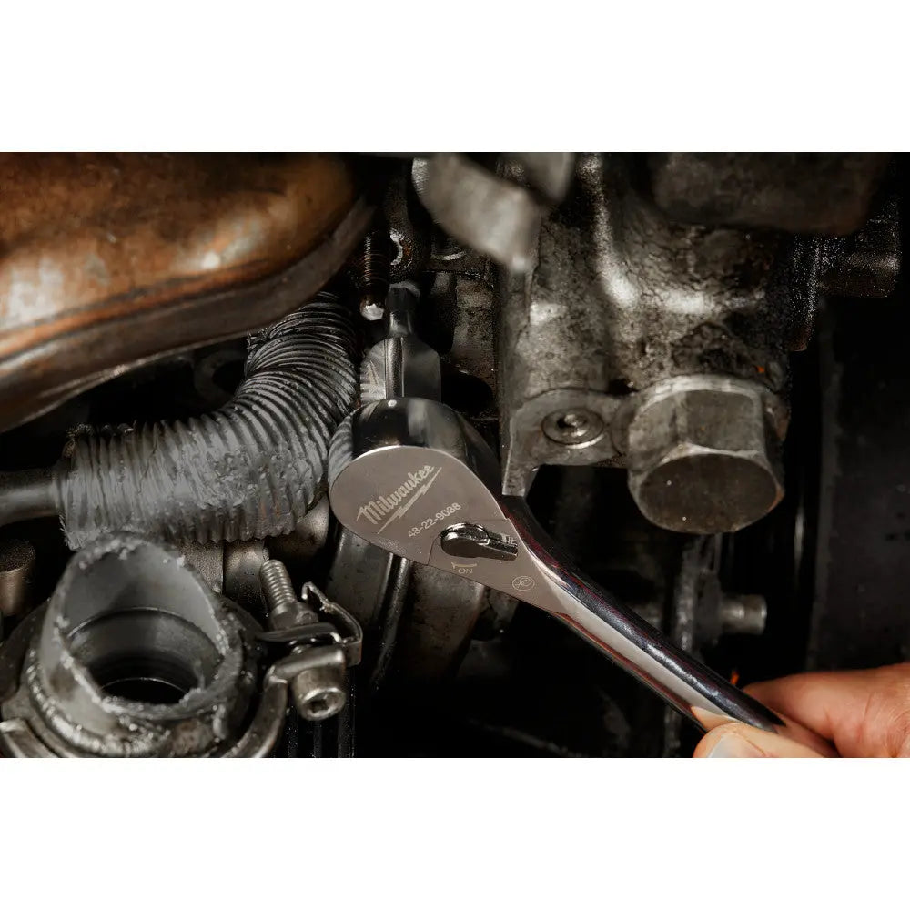 Milwaukee 48-22-9542 - 8pc 3/8" Drive Hex Bit Socket Set - SAE - Wise Line Tools