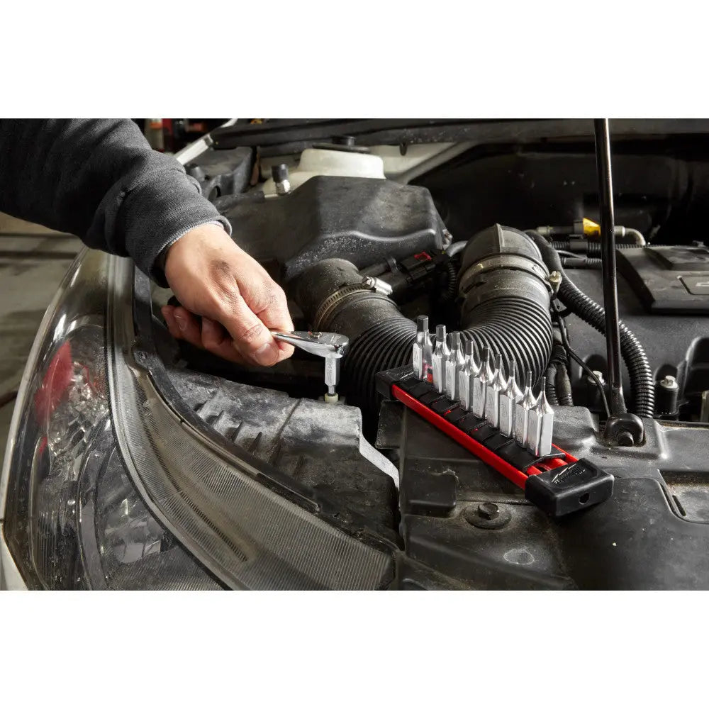 Milwaukee 48-22-9542 - 8pc 3/8" Drive Hex Bit Socket Set - SAE - Wise Line Tools