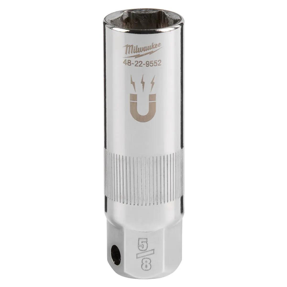 Milwaukee 48-22-9552 - 3/8" Drive 5/8" Magnetic Spark Plug Socket - Wise Line Tools