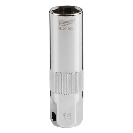 Milwaukee 48-22-9555 - 3/8" Drive 14MM Spark Plug Socket - Wise Line Tools