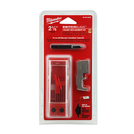 Milwaukee 48-25-5240 - Milwaukee 48-25-5240 2-1/8" Switchblade 3 Blade Replacement Kit (View 1)