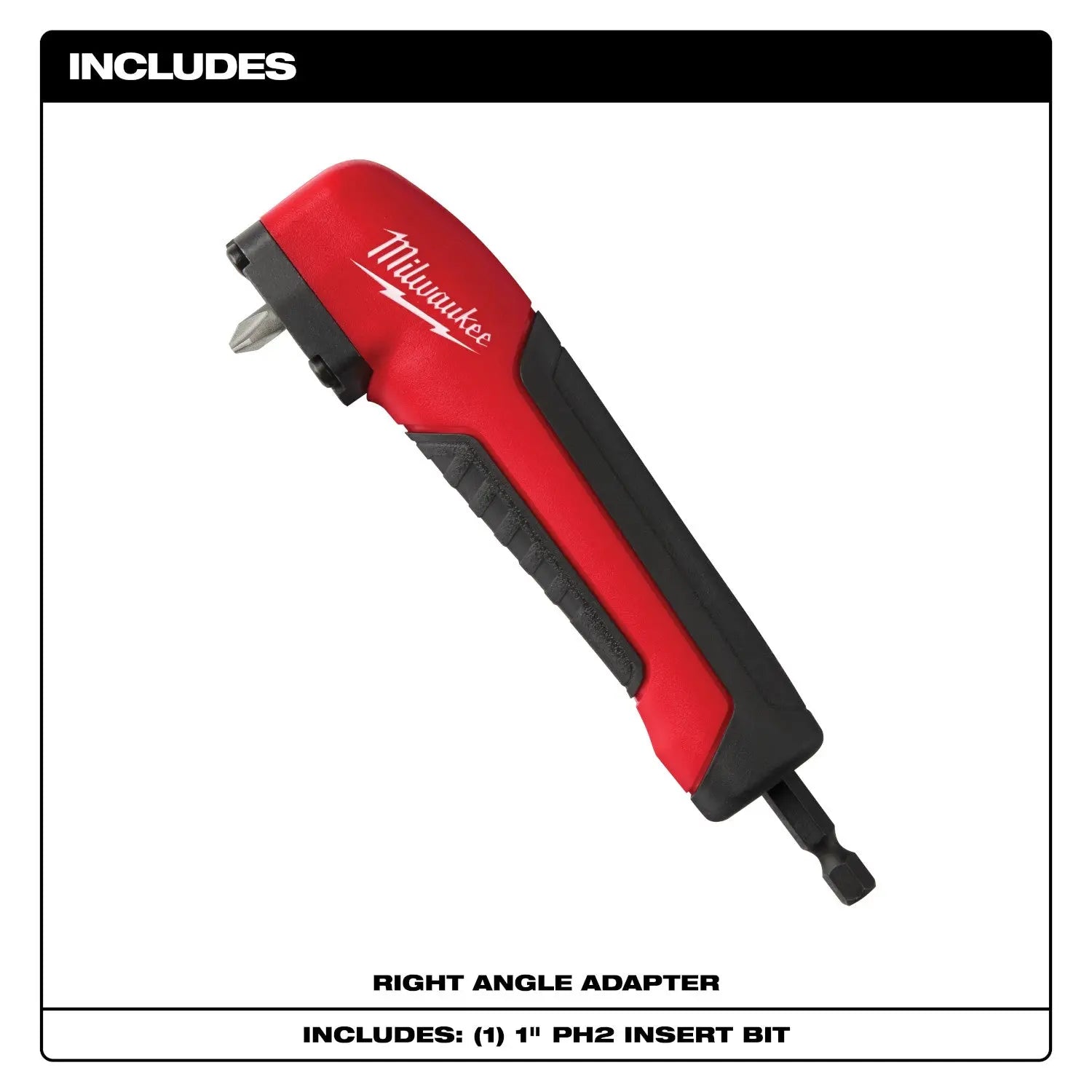 Milwaukee 48-32-2390 - SHOCKWAVE™ Right Angle Adapter - Wise Line Tools