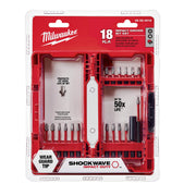 Milwaukee 48-32-4018 - Ensemble perceuse à percussion et tournevis SHOCKWAVE™ 18 pièces