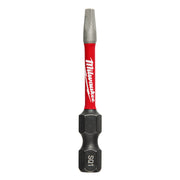 Milwaukee 48-32-4771 - SHOCKWAVE™ 2 in. Impact Square Recess #1 Power Bits - Wise Line Tools