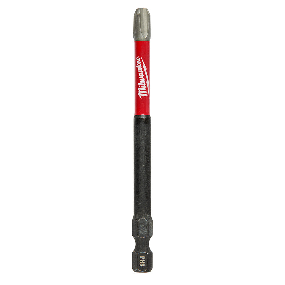 Milwaukee 48-32-4792 - SHOCKWAVE™ 3-1/2” Impact Phillips #3 Power Bits - Wise Line Tools