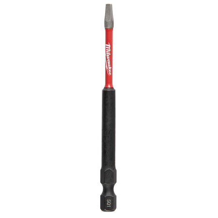 Milwaukee 48-32-4794 - SHOCKWAVE™ 3-1/2” Impact Square Recess #1 Power Bits - Wise Line Tools