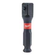 Milwaukee 48-32-5100 - SHOCKWAVE™ Lineman's 7/16 in. to 1/2 in. Impact Socket Adapter - Wise Line Tools
