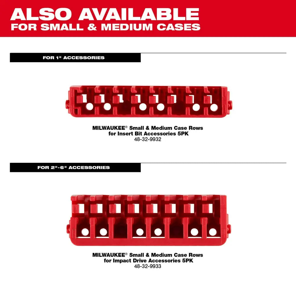 Milwaukee 48-32-9921 - Customizable Medium Case for Impact Driver Accessories - Wise Line Tools
