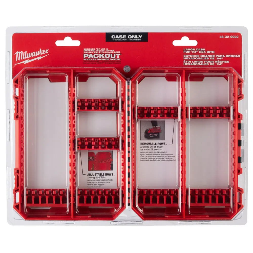 Milwaukee 48-32-9922 - Customizable Large Case for Impact Driver Accessories - Wise Line Tools