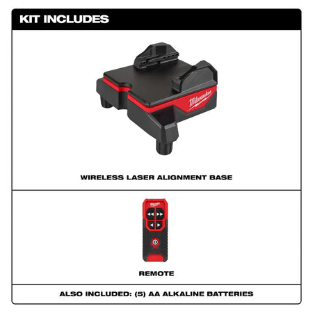 Milwaukee 48-35-1314 - Wireless Laser Alignment Base w/ Remote - Wise Line Tools