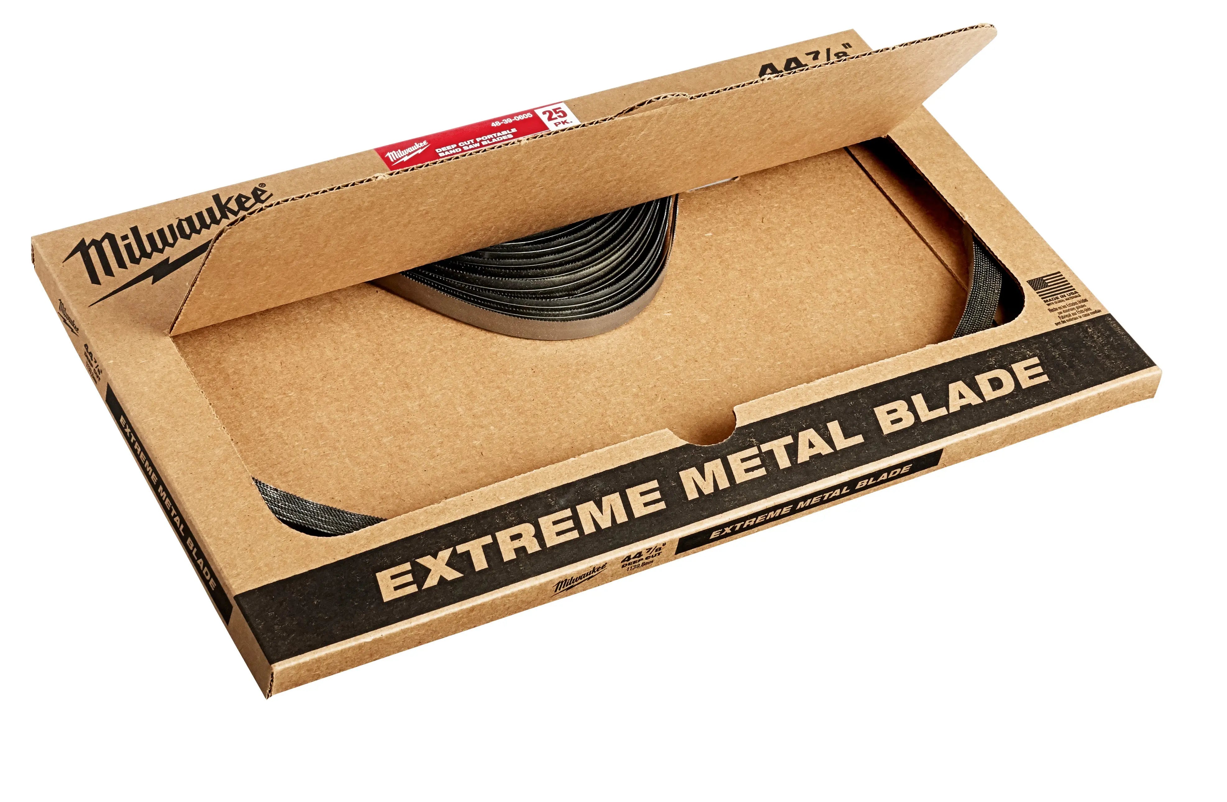 Milwaukee 48-39-0605 - Extreme Thick Metal Band Saw Blades 25PK Deep Cut - Wise Line Tools