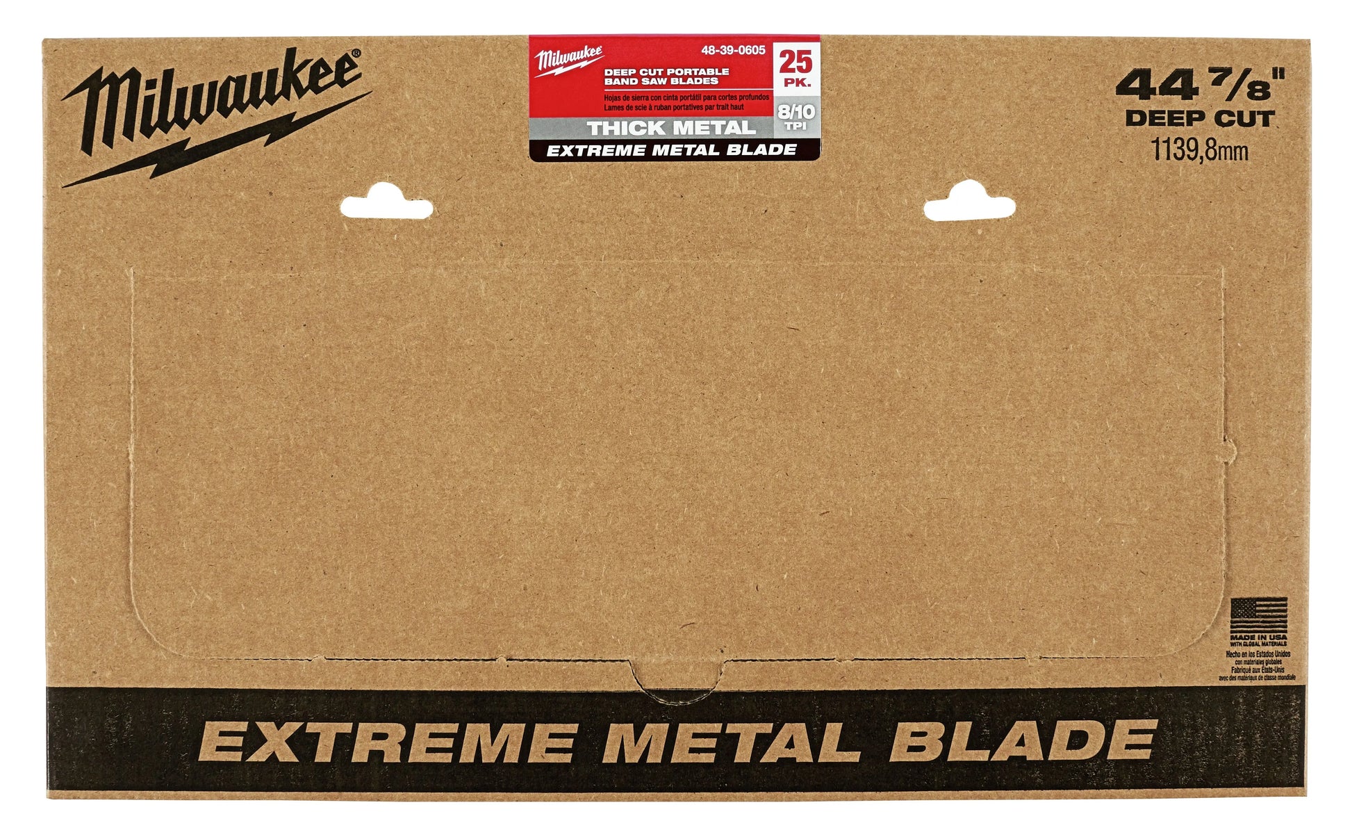 Milwaukee 48-39-0605 - Extreme Thick Metal Band Saw Blades 25PK Deep Cut - Wise Line Tools