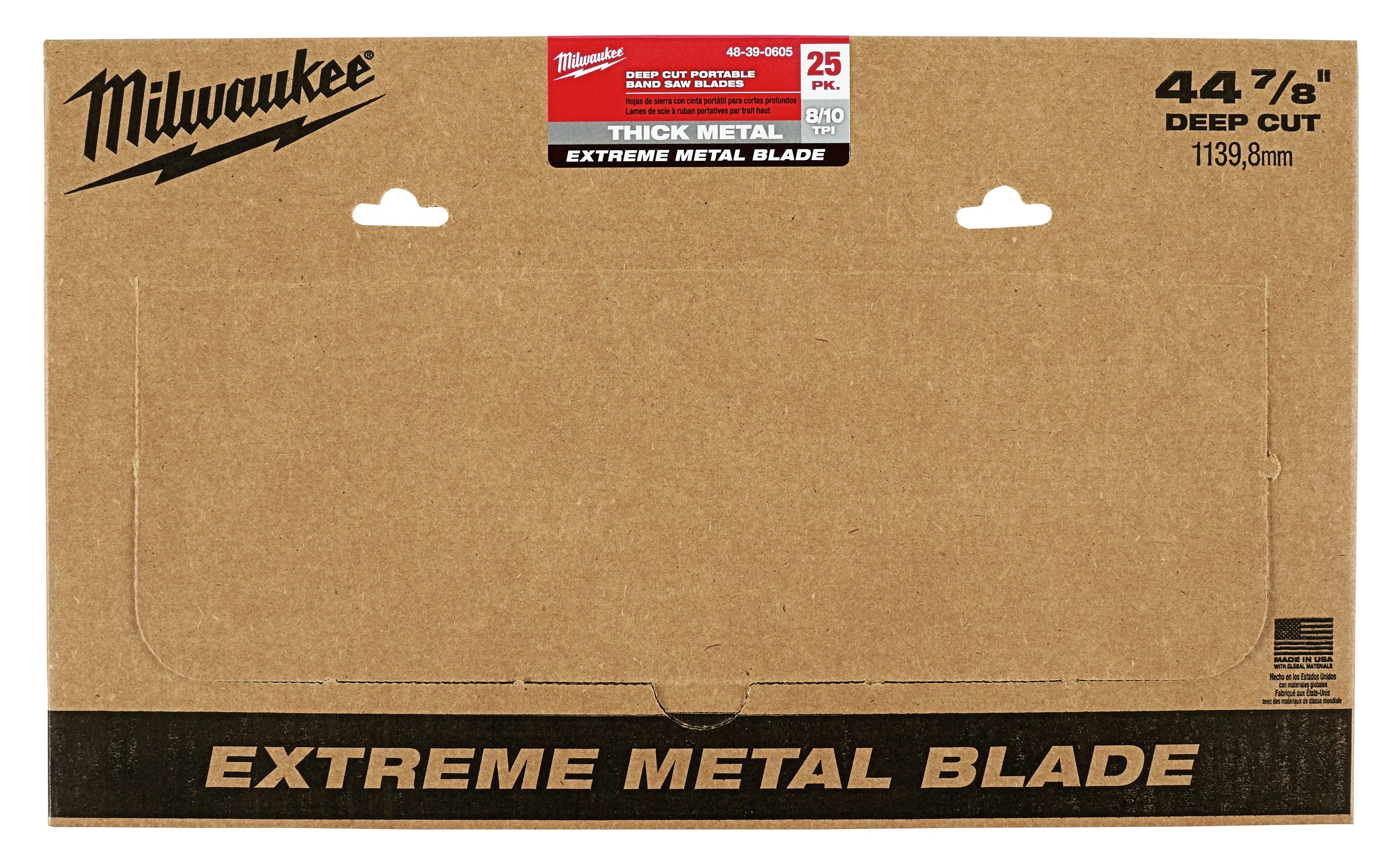 Milwaukee 48-39-0605 - Extreme Thick Metal Band Saw Blades 25PK Deep Cut - Wise Line Tools