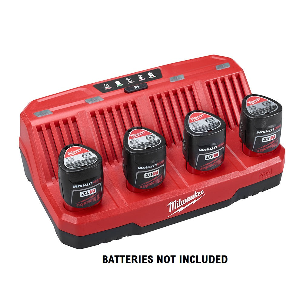 Milwaukee 48-59-1204 - M12™ 4-Bay Sequential Charger MILWAUKEE
