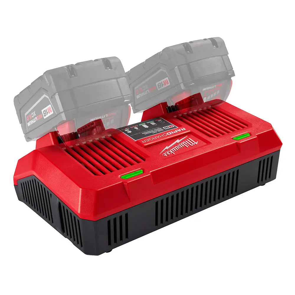 Milwaukee 48-59-1802 - M18™ Dual Bay Simultaneous Rapid Charger
