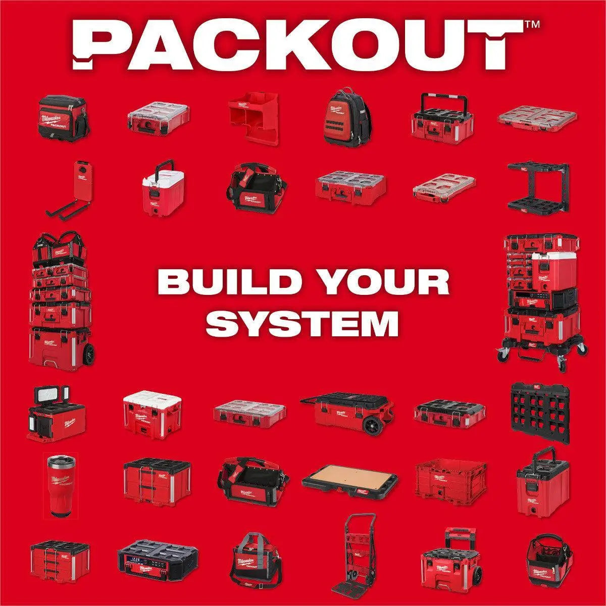 Milwaukee 48-59-1809 - M18™ PACKOUT™ Six Bay Rapid Charger - Wise Line Tools