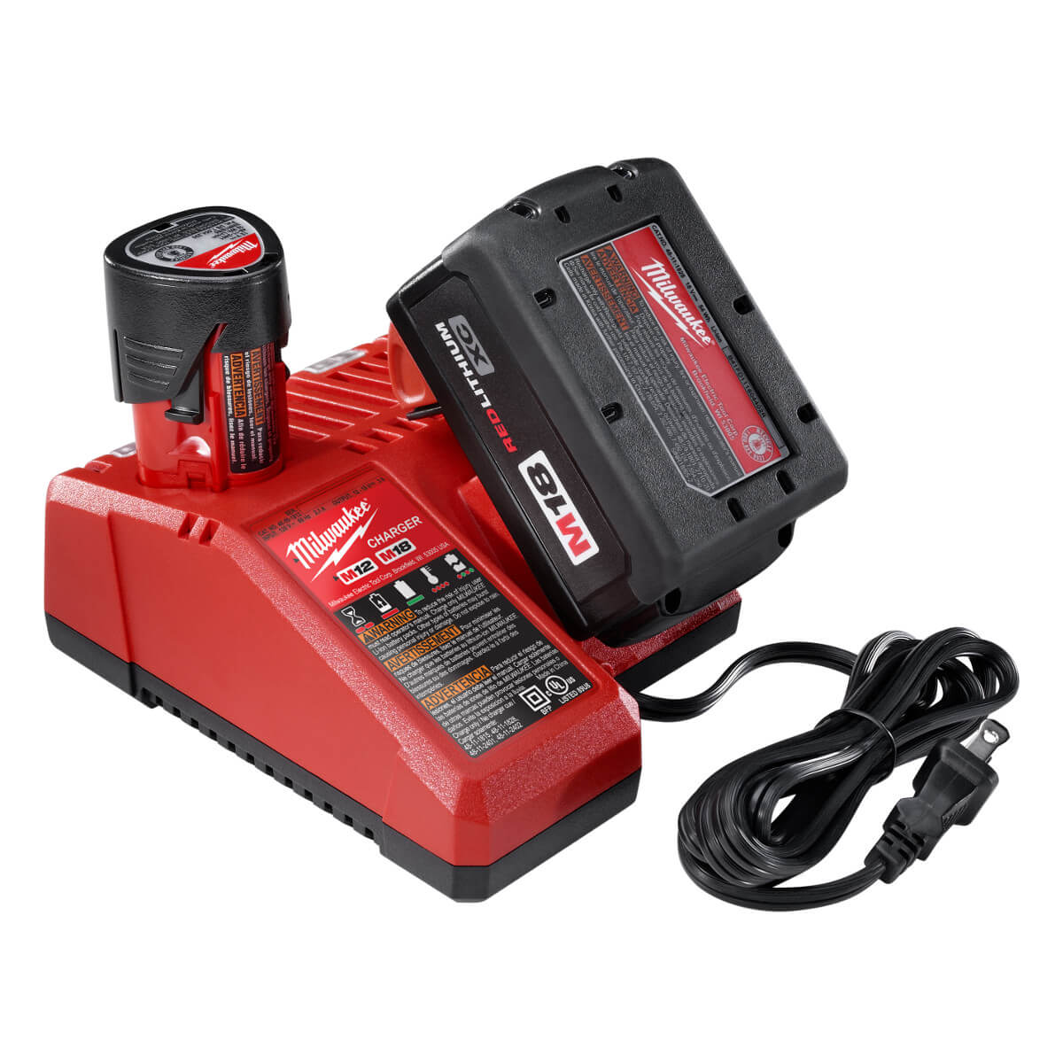 Milwaukee 48-59-1812 - M18™ & M12™ Multi-Voltage Charger - Wise Line Tools