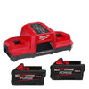 Milwaukee 48-59-1866 - M18™ Dual Bay Super Charger Starter Kit with 2 XC 6.0 FORGE™ Batteries MILWAUKEE