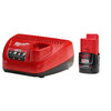 Milwaukee 48-59-2420 - M12™ REDLITHIUM™ 2.0Ah Battery and Charger Starter Kit - Wise Line Tools