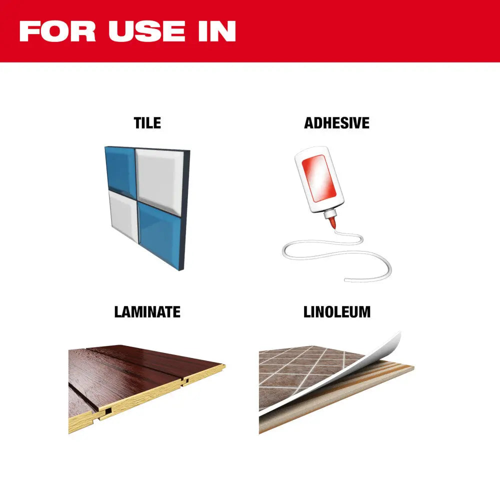 Milwaukee 48-62-1914 - SDS PLUS SLEDGE™ Floor Scraper Replacement Kit - Wise Line Tools