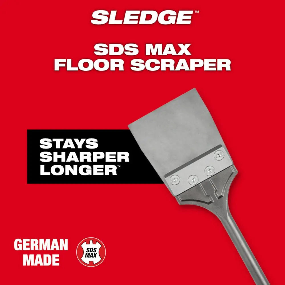 Milwaukee 48-62-4096 - SDS MAX SLEDGE™ Floor Scraper - Wise Line Tools